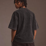 Model wearing the Kobe Bryant — Forever Legend Vintage Tee, back view