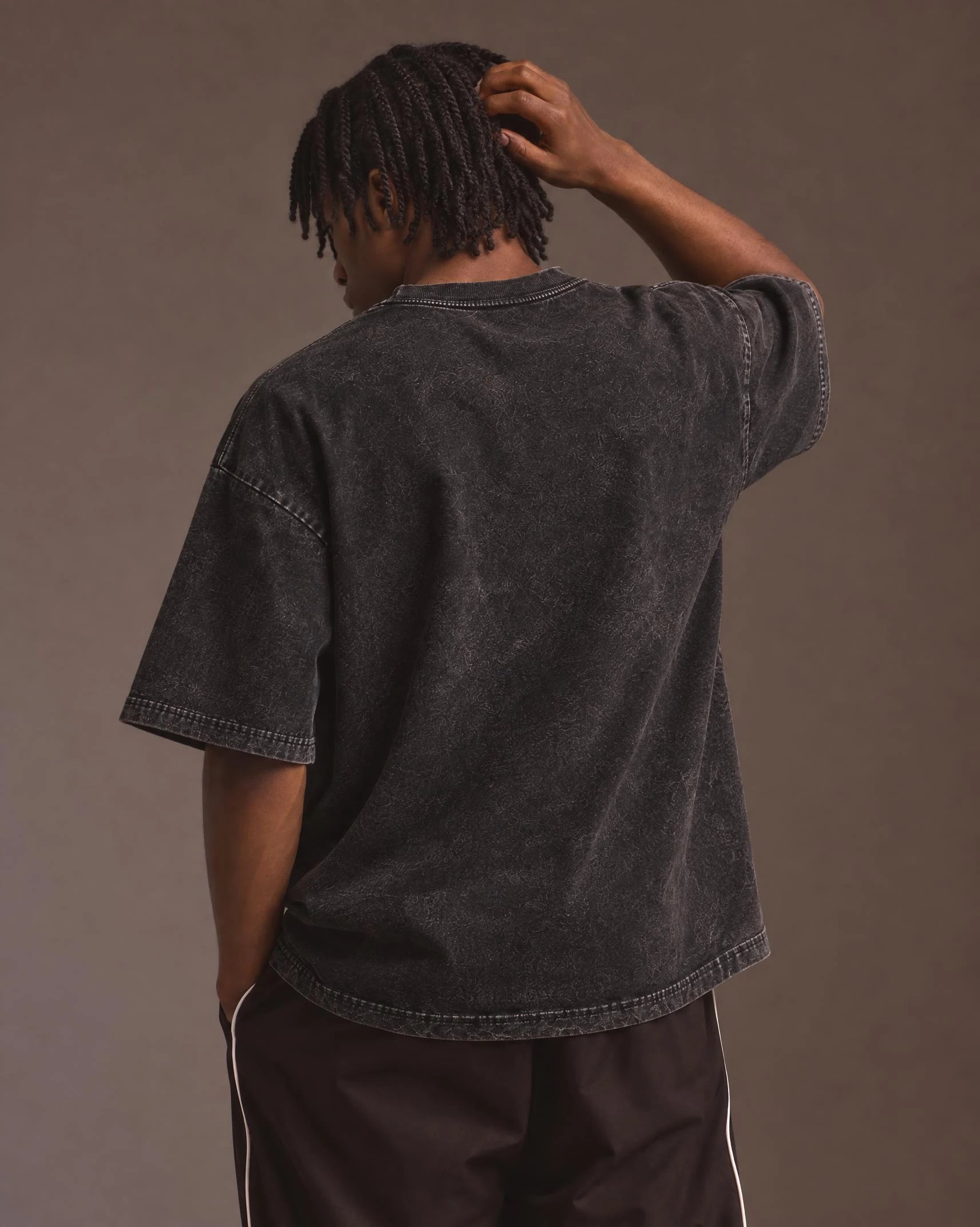 Model wearing the Kobe Bryant — Young Mamba Tee, back view