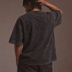 Model wearing the LeBron James — All-Time Scoring King Tee, back view