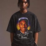 Model wearing the Kobe Bryant — Young Mamba Tee, front view