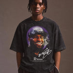 Model wearing the LeBron James — King 23 Tee, front view